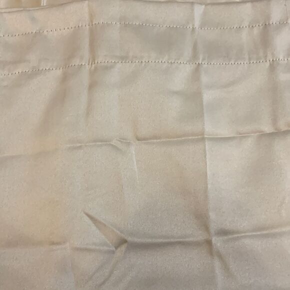 One pair of room darkening tan colors 30" x 63 Curtains. - Picture 2 of 4